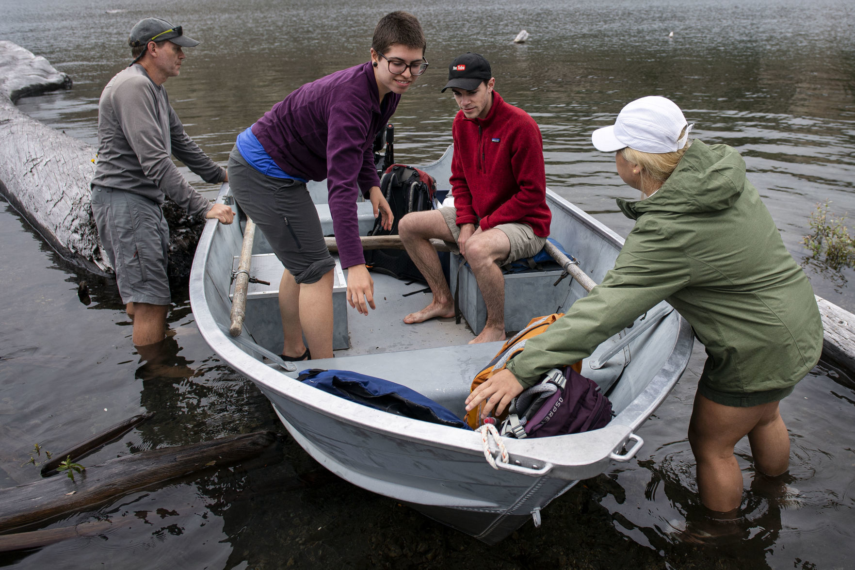 Boarding the boat